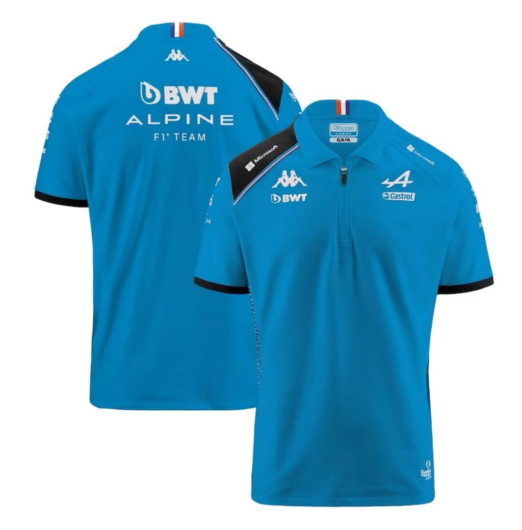 Alpine F1 Blue Team Polo Polo Shirt 2023