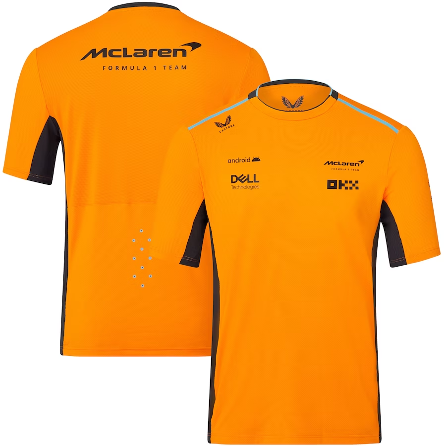 McLaren F1 Racing Team Set Up Orange T-Shirt 2023